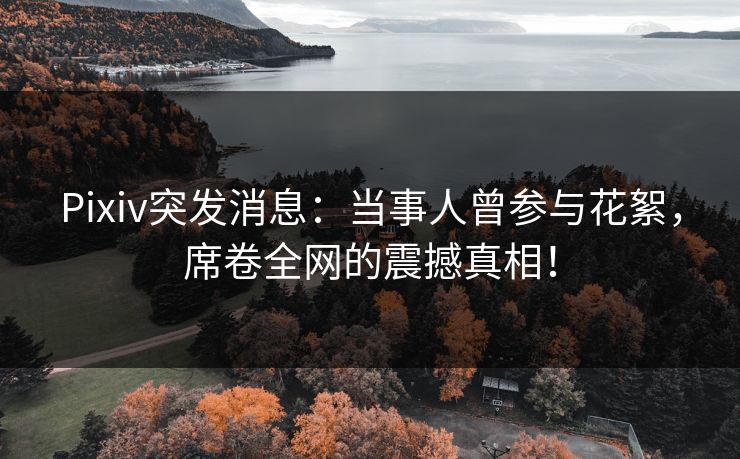 Pixiv突发消息：当事人曾参与花絮，席卷全网的震撼真相！